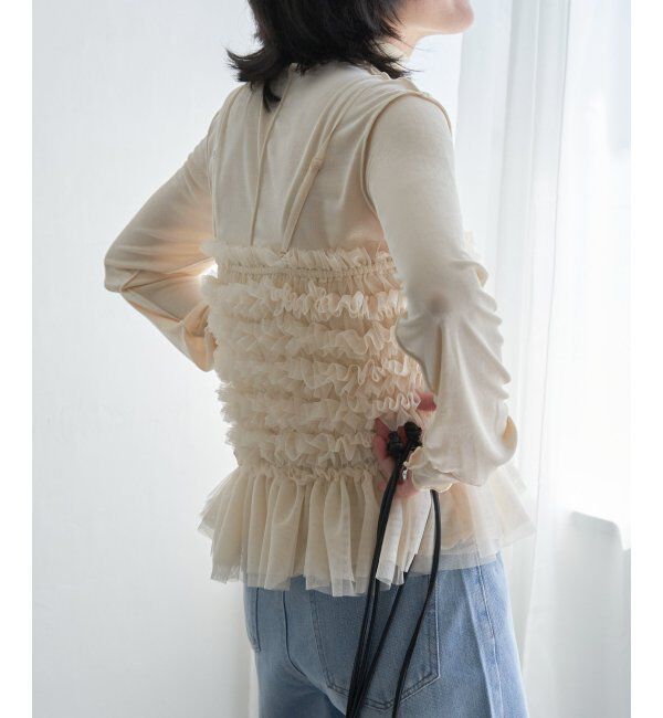 VENCE share style「チュールキャミソール」|タンクトップ|