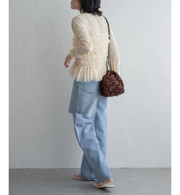 VENCE share style「チュールキャミソール」|タンクトップ|