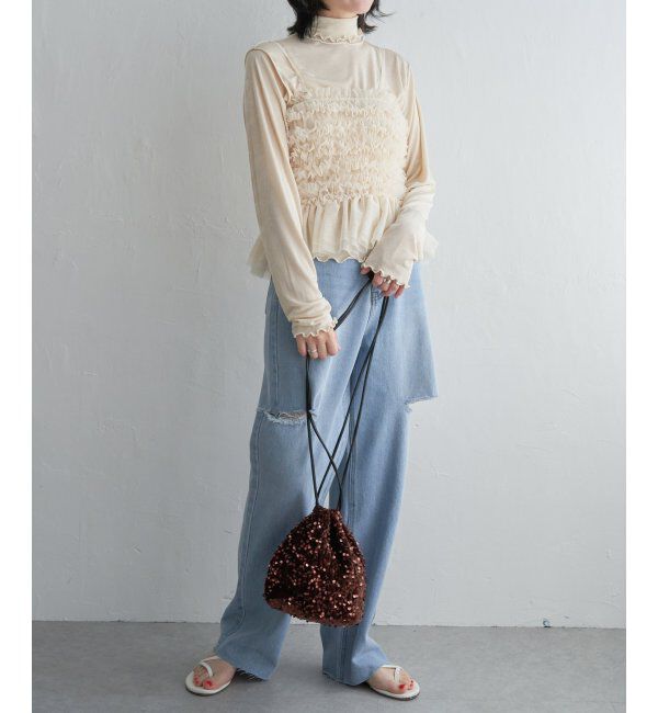 VENCE share style「チュールキャミソール」|タンクトップ|