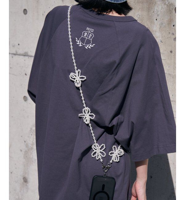 VENCE share style「ビーズフラワーストラップ」|ネックレス|