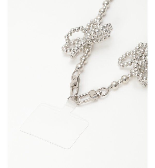 VENCE share style「ビーズフラワーストラップ」|ネックレス|