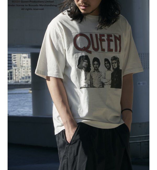 VENCE share style「Queen クイーン フォトツアーTシャツ」|Tシャツ・カットソー|オフホワイト