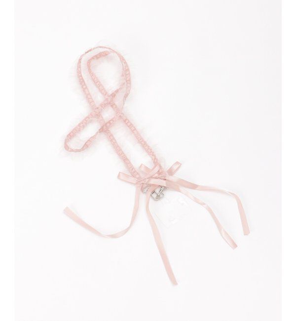 VENCE share style「フリルリボンストラップ」|ネックレス|