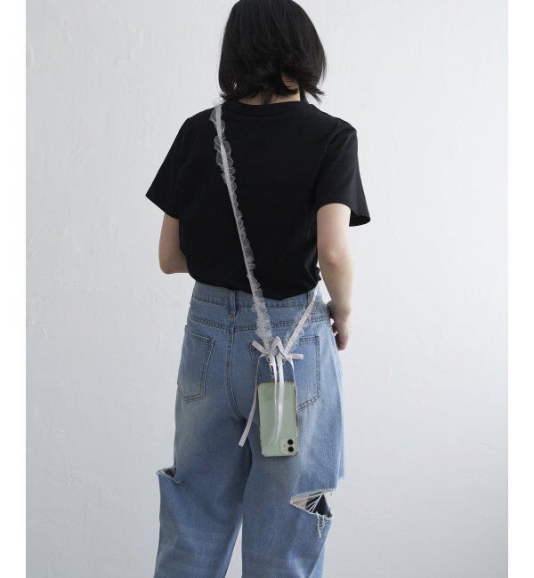 VENCE share style「フリルリボンストラップ」|ネックレス|