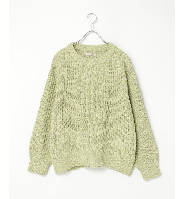 VENCE share style「片畦ミックスモールニット」|ニット・セーター|