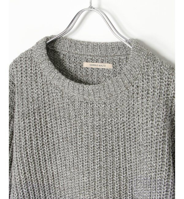 VENCE share style「片畦ミックスモールニット」|ニット・セーター|