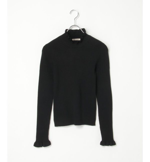 VENCE share style「12Gリブフリルネックニットプルオーバー」|タンクトップ|