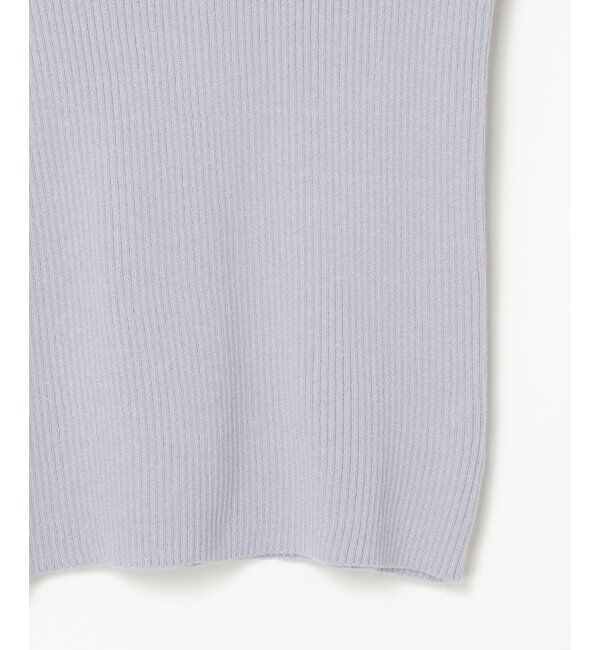 VENCE share style「12Gリブフリルネックニットプルオーバー」|タンクトップ|