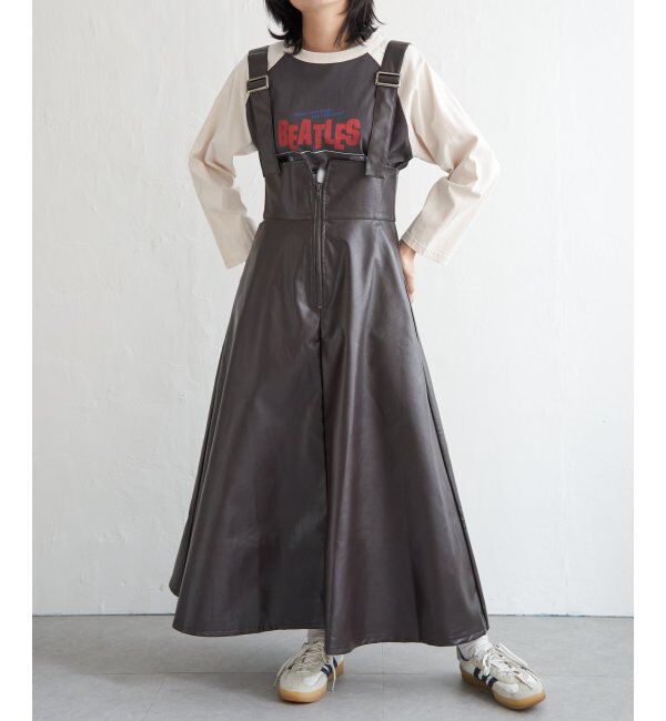 VENCE share style「合皮ジャンスカ」|スカート|