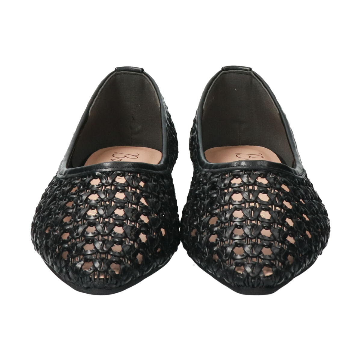 Bridget Birkin「【Bridget Birkin】編みメッシュフラットシューズ」|パンプス|