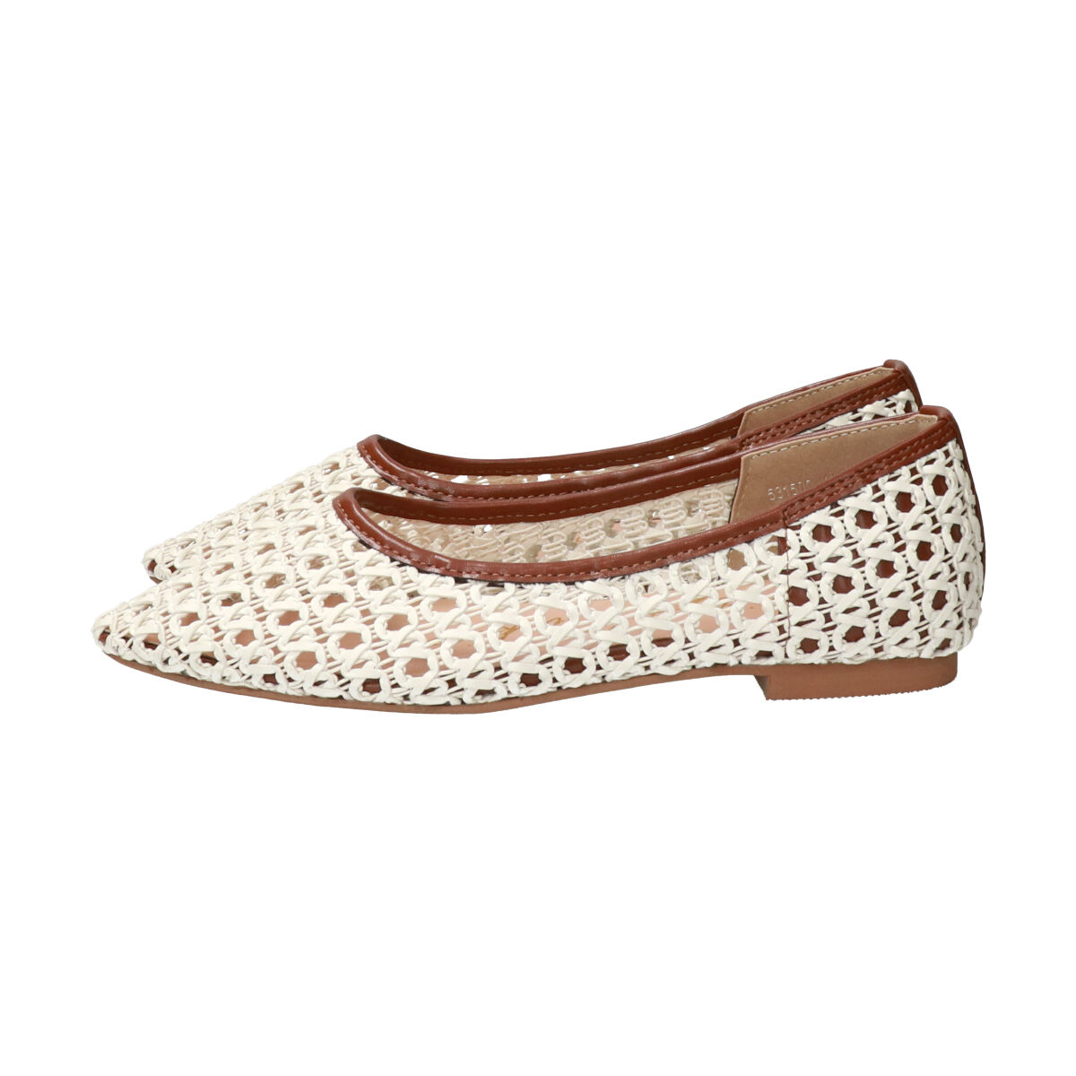 Bridget Birkin「【Bridget Birkin】編みメッシュフラットシューズ」|パンプス|