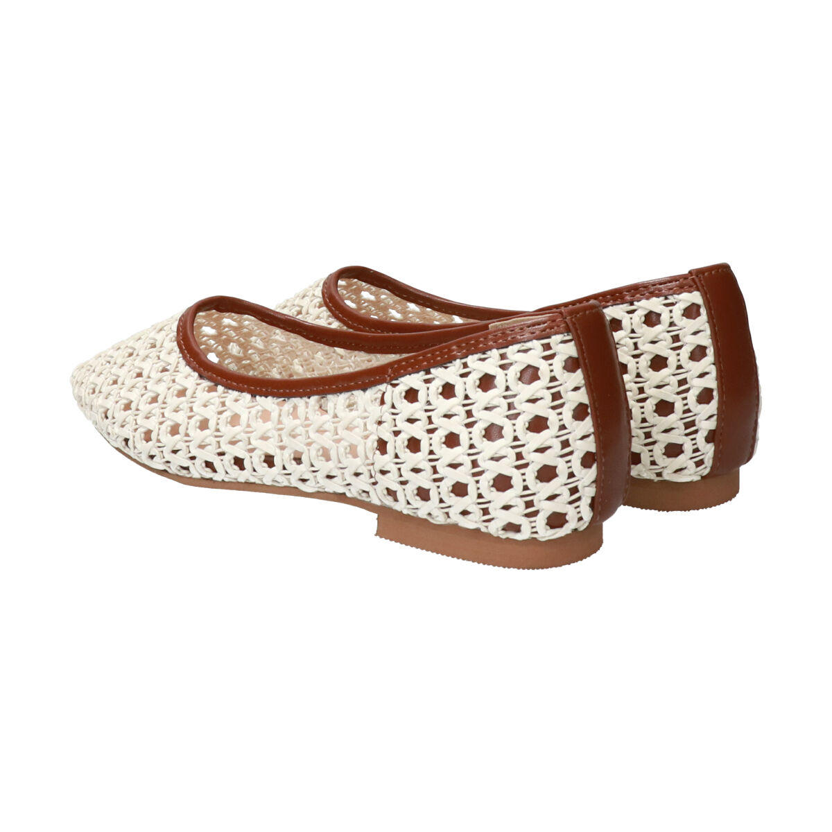 Bridget Birkin「【Bridget Birkin】編みメッシュフラットシューズ」|パンプス|