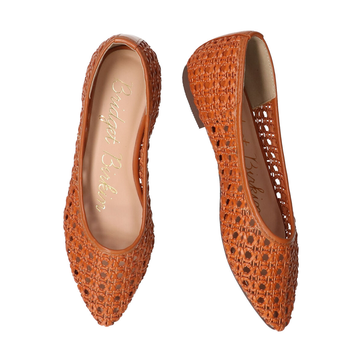 Bridget Birkin「【Bridget Birkin】編みメッシュフラットシューズ」|パンプス|