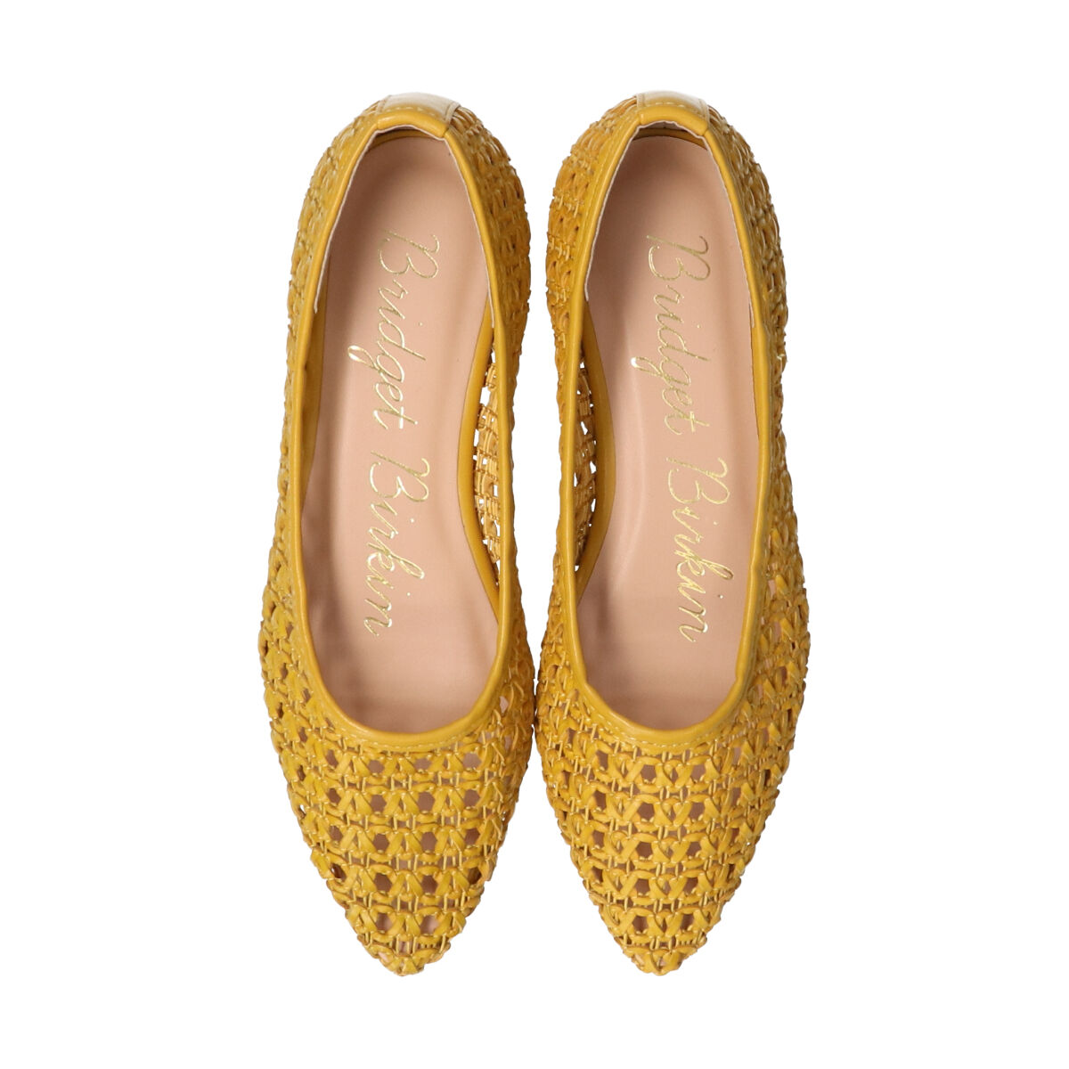 Bridget Birkin「【Bridget Birkin】編みメッシュフラットシューズ」|パンプス|