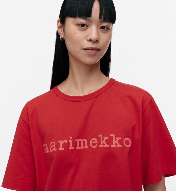Marimekko「Vihne Logo Placement Tシャツ」|シャツ・ブラウス|