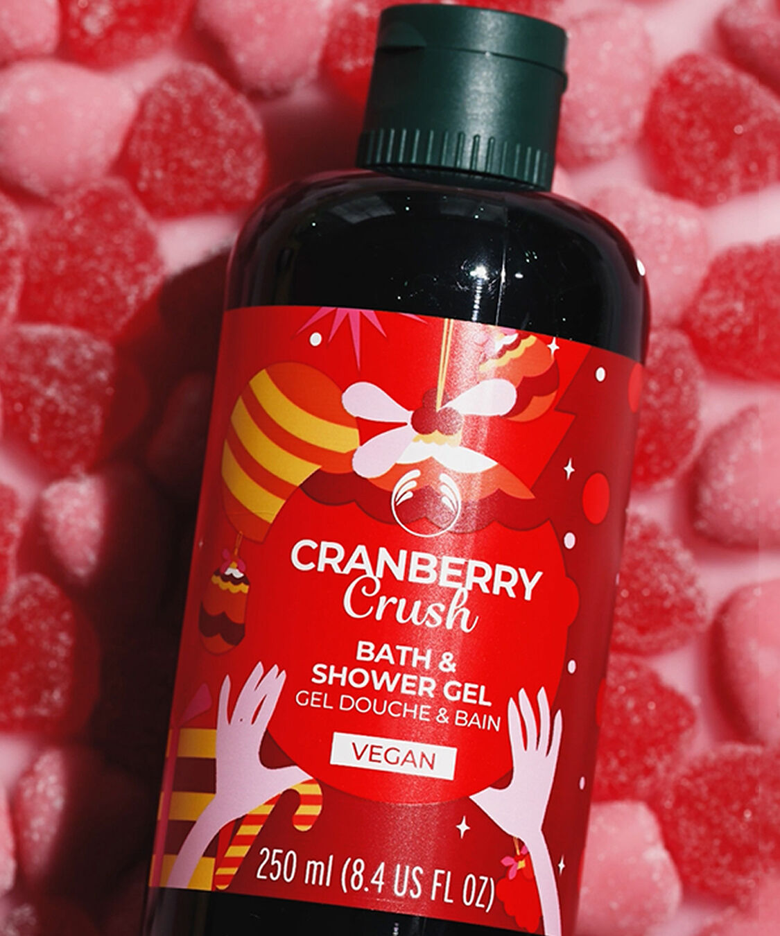 THE BODY SHOP「【数量限定】バス＆シャワージェル クランベリークラッシュ 250mL」|ボディクレンジング|