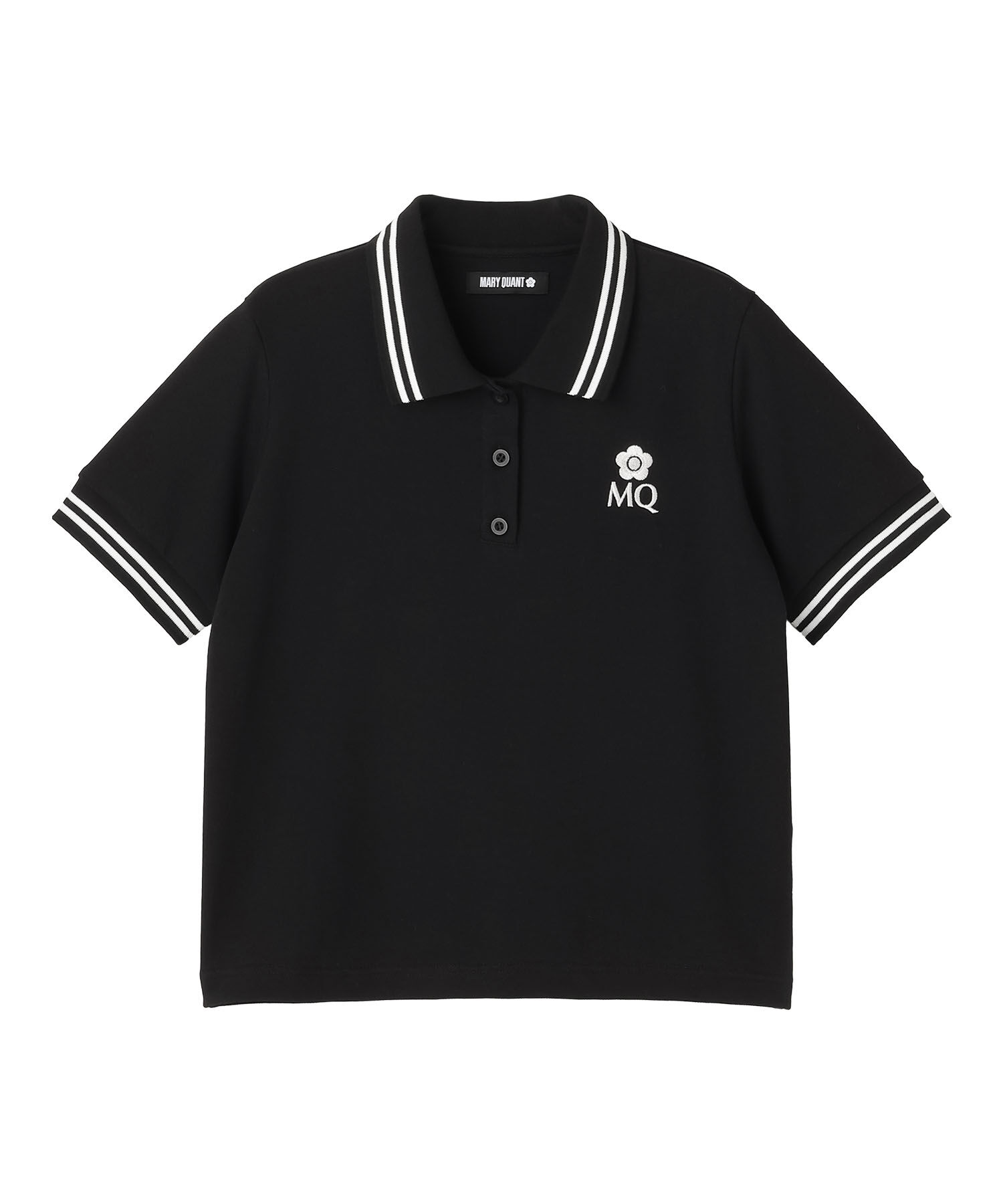 MARY QUANT「MQロゴポロシャツ プルオーバー」|ポロシャツ|