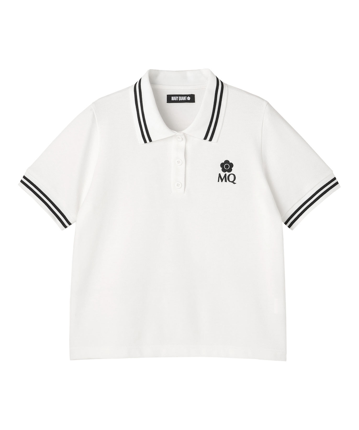 MARY QUANT「MQロゴポロシャツ プルオーバー」|ポロシャツ|