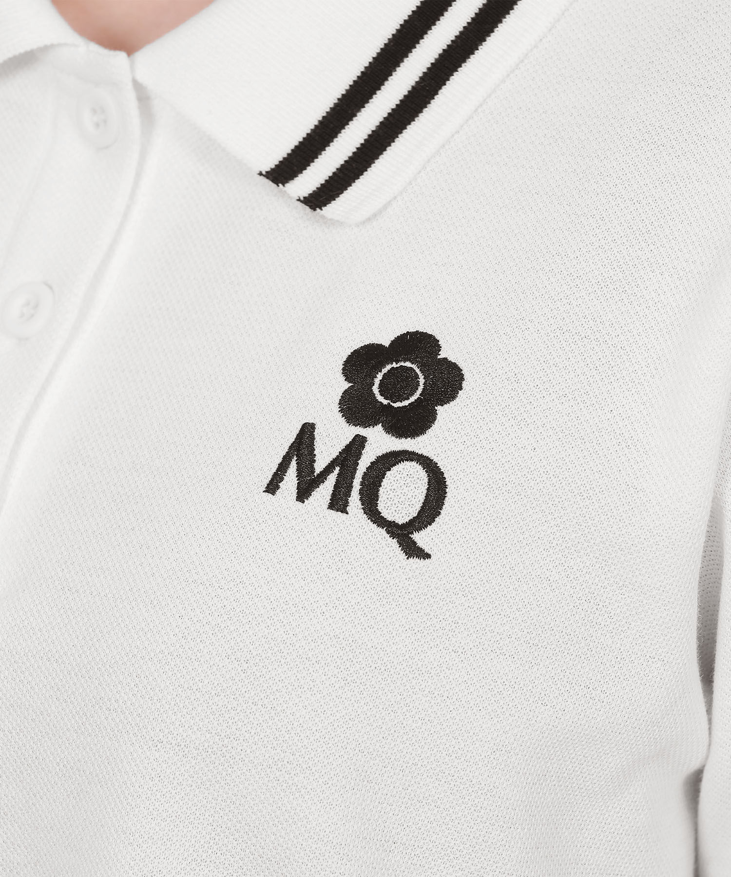 MARY QUANT「MQロゴポロシャツ プルオーバー」|ポロシャツ|