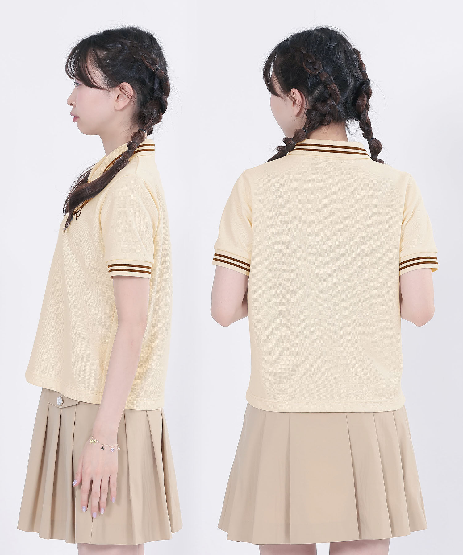 MARY QUANT「MQロゴポロシャツ プルオーバー」|ポロシャツ|