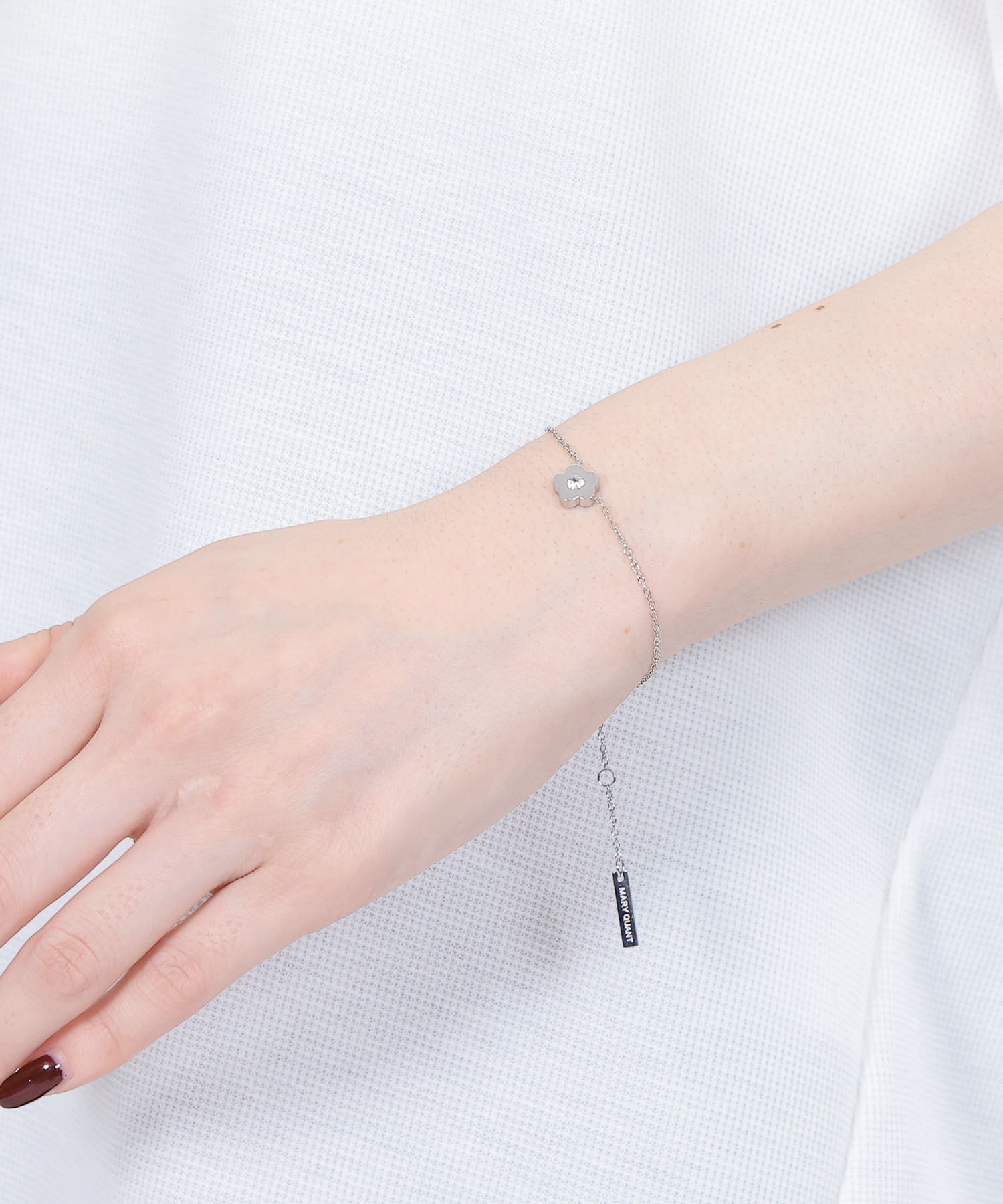 MARY QUANT「プチデイジーステンレス ブレスレット」|ブレスレット・バングル|シルバー