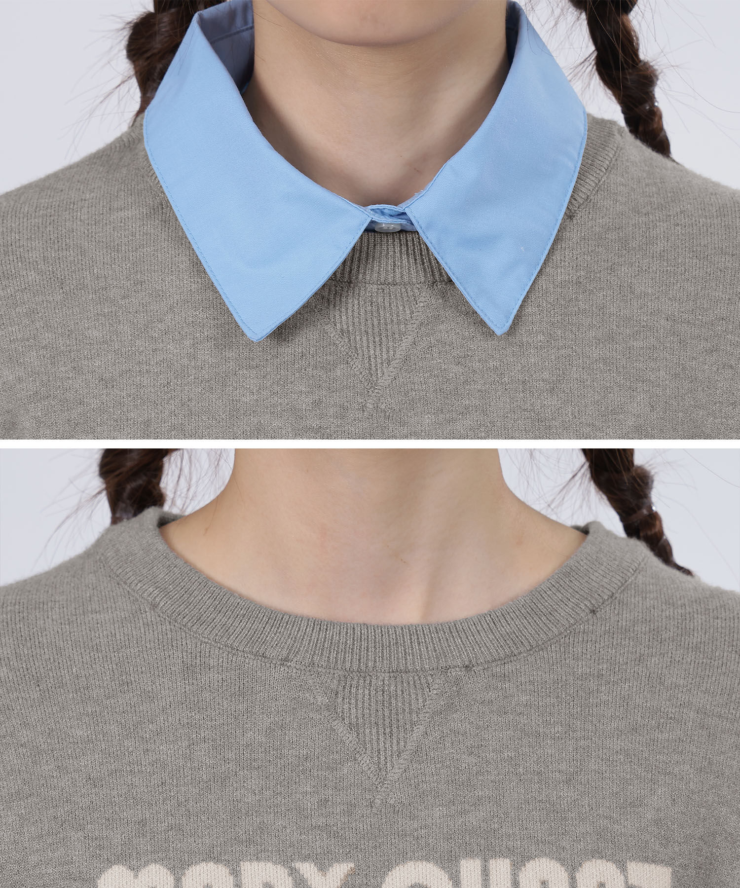 MARY QUANT「レイヤードレトロロゴ プルオーバー」|シャツ・ブラウス|