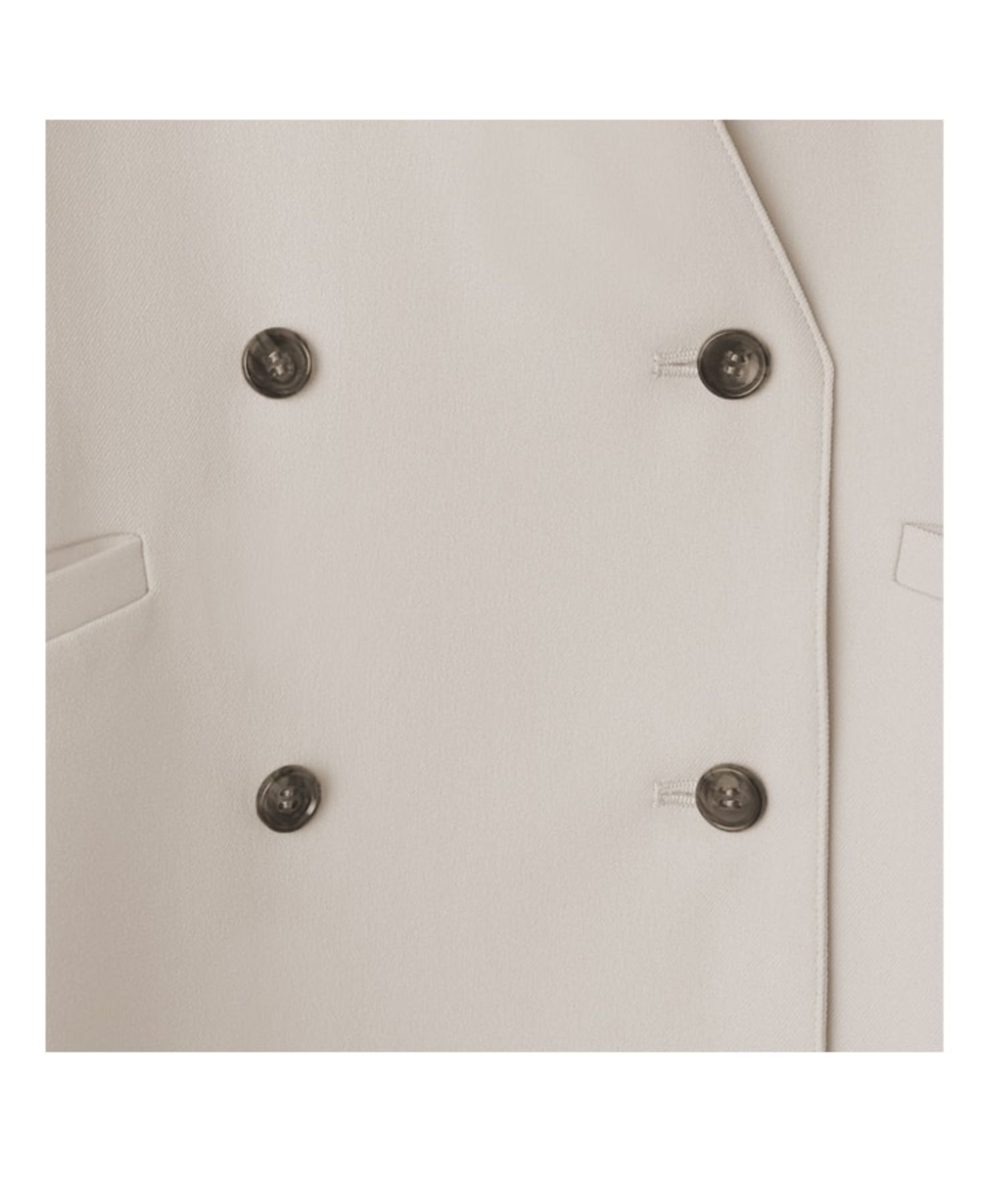 STYLE DELI「【Made in JAPAN】ノーカラーダブルジャケット」|ノーカラージャケット|