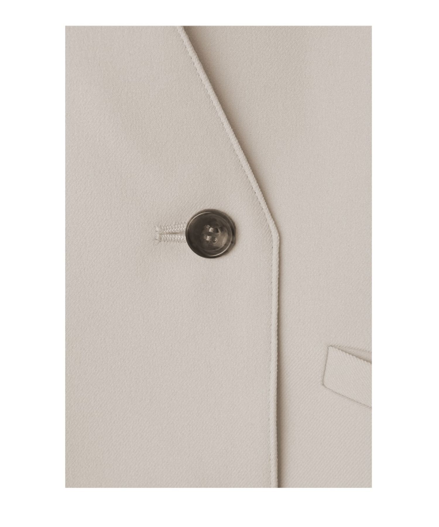 STYLE DELI「【Made in JAPAN】ノーカラーダブルジャケット」|ノーカラージャケット|