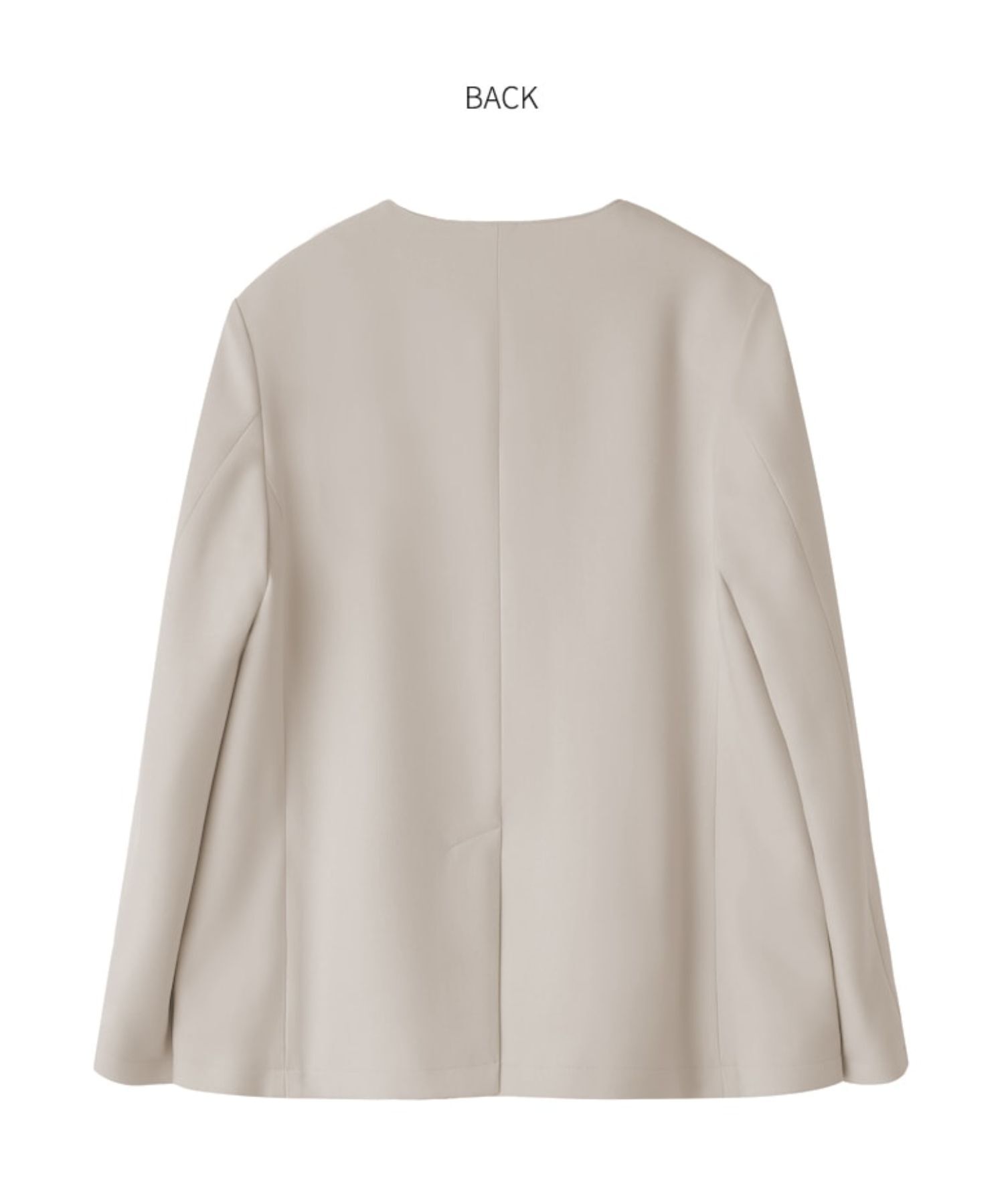 STYLE DELI「【Made in JAPAN】ノーカラーダブルジャケット」|ノーカラージャケット|