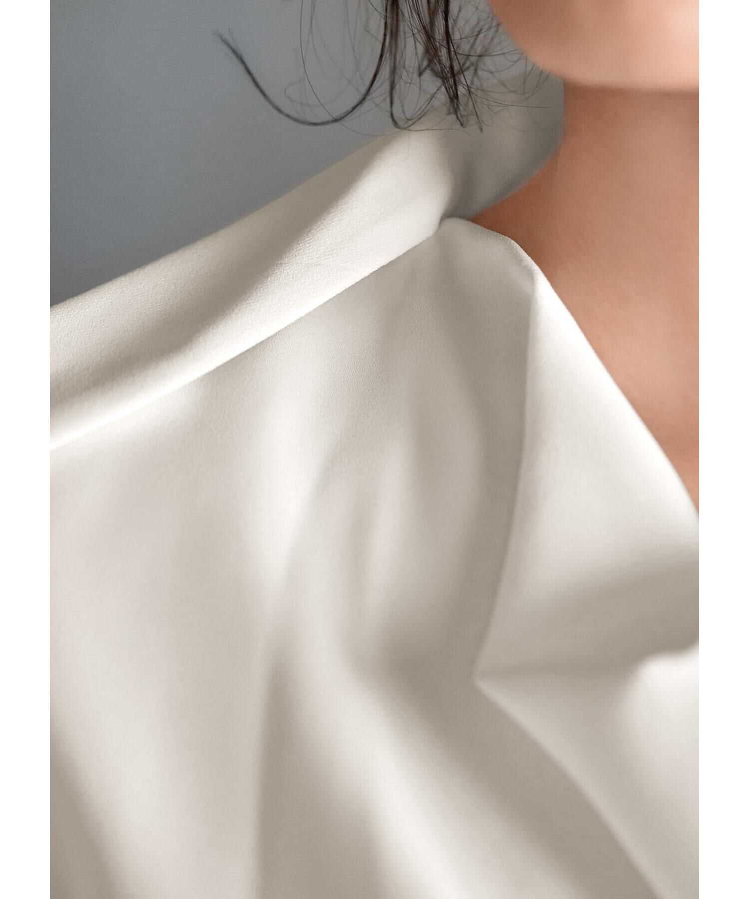 STYLE DELI「タイ付き首元ドレープブラウス」|シャツ・ブラウス|