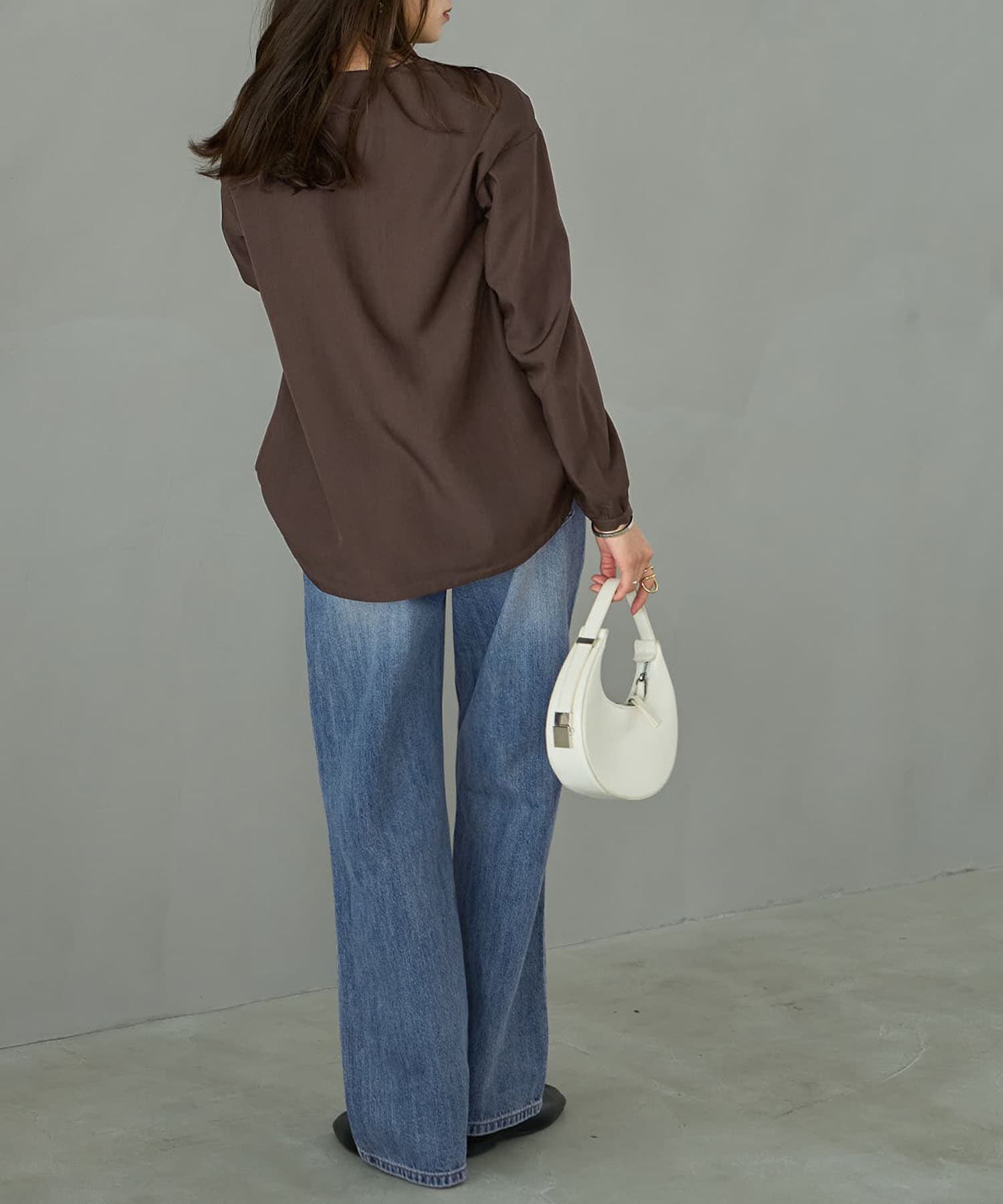 STYLE DELI「【LUXE】ハートVネックブラウス」|シャツ・ブラウス|