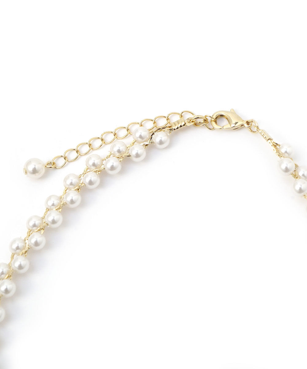 colleca la「2連パールチョーカー」|ネックレス|