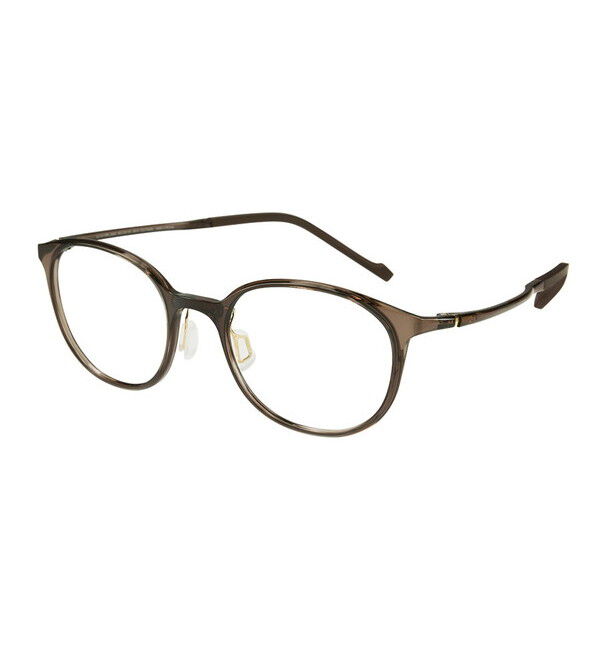  「ボストン型 めがね｜軽くて壊れにくい Zoff SMART Skinny」|メガネ|ブラウン系その他1
