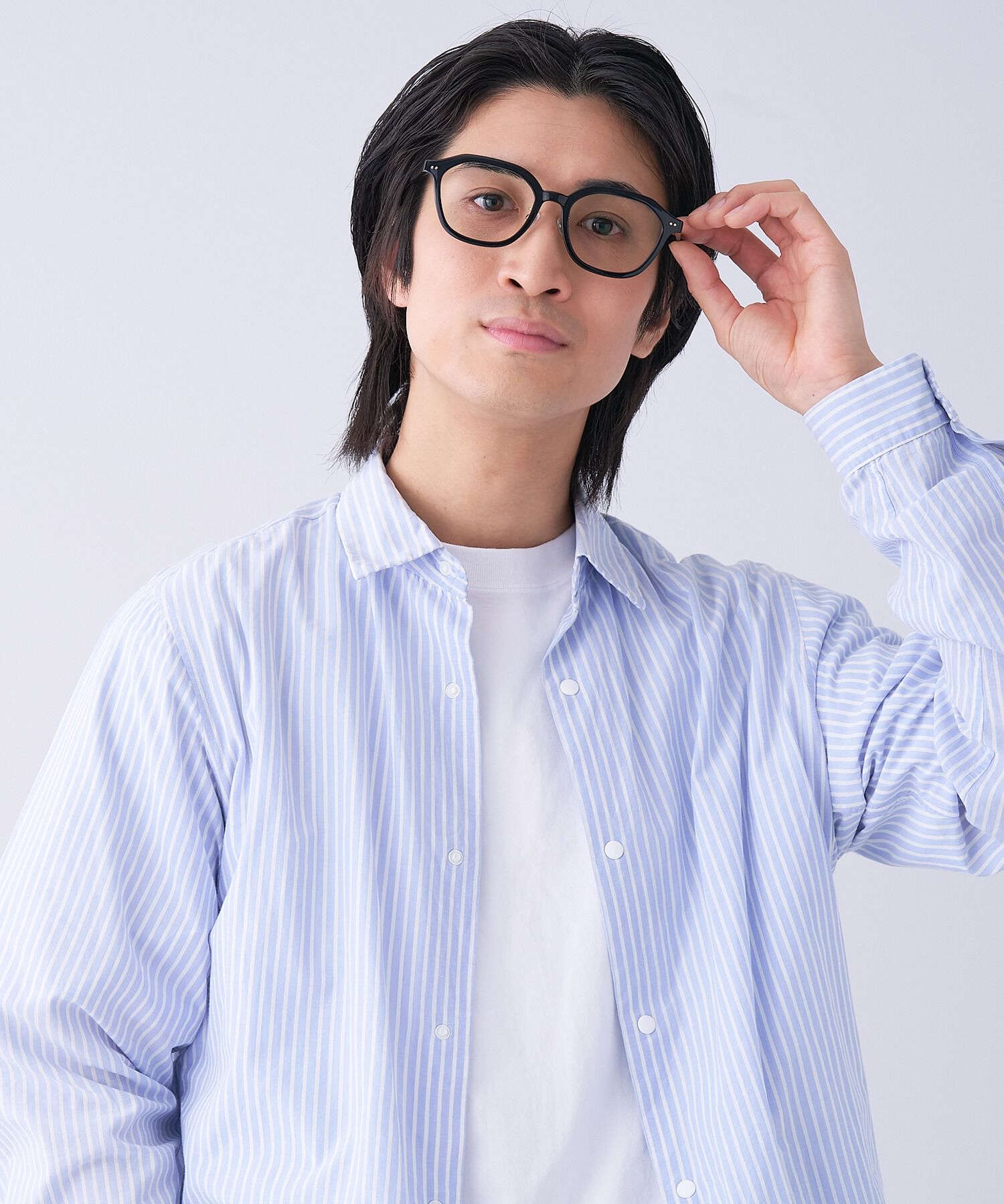  「ウェリントン型 クリアレンズサングラス｜紫外線100%カットクリアサングラス」|サングラス|