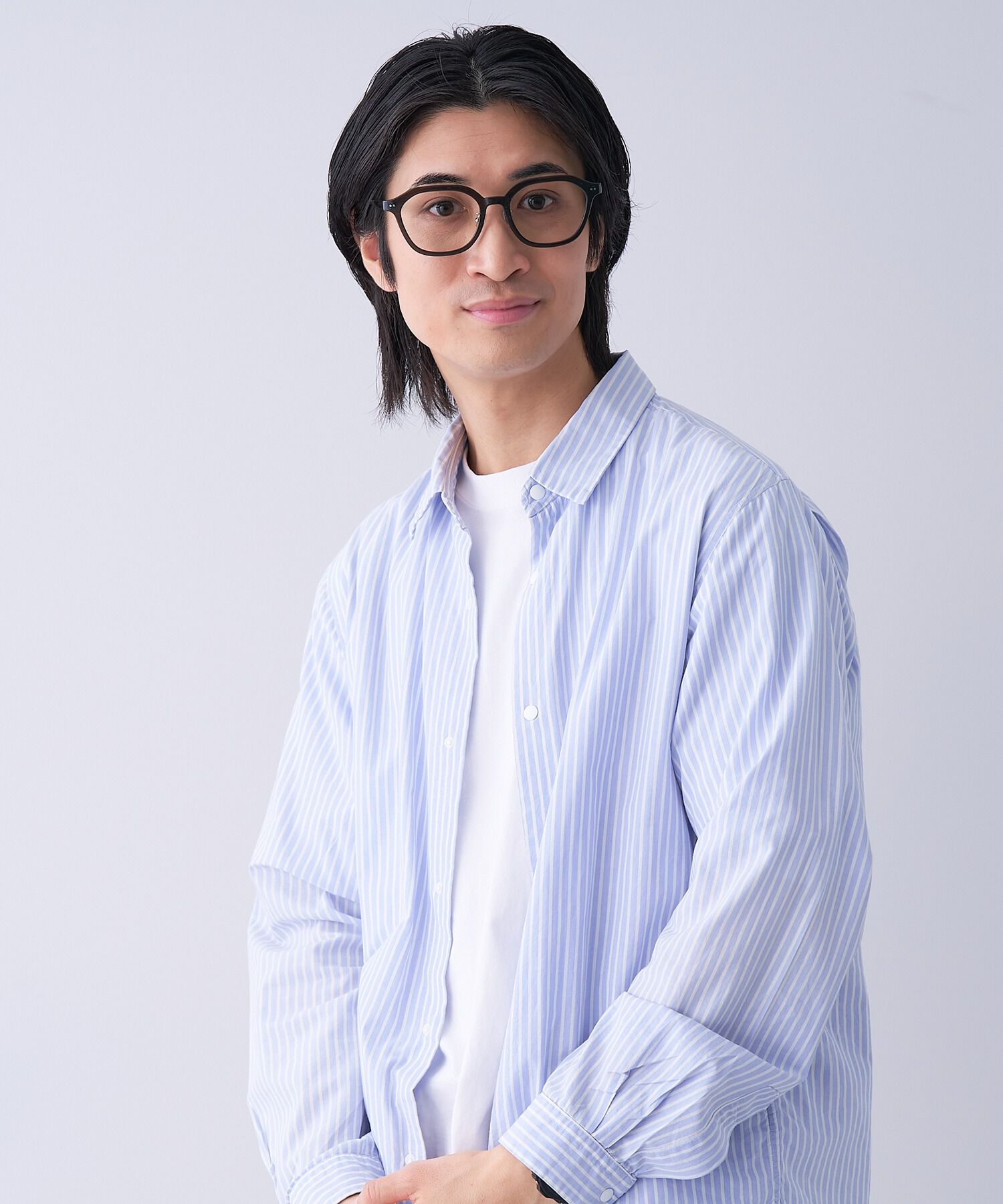  「ウェリントン型 クリアレンズサングラス｜紫外線100%カットクリアサングラス」|サングラス|