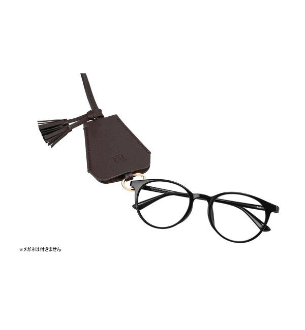  「 メガネ・サングラス ストラップ   | 【レザー調】 落下・ズレ防止 眼鏡チェーン ギフト ギフト  ｜Zoff｜」|サングラス|