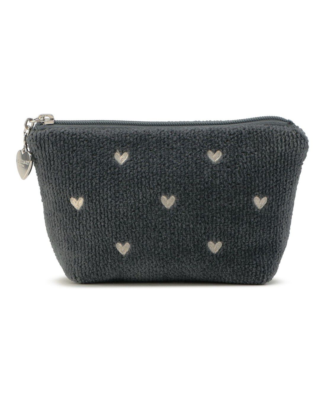LOVERARY BY FEILER「ラブラリーハート　舟型ポーチS　L/LRH-257146」|ポーチ|グレー