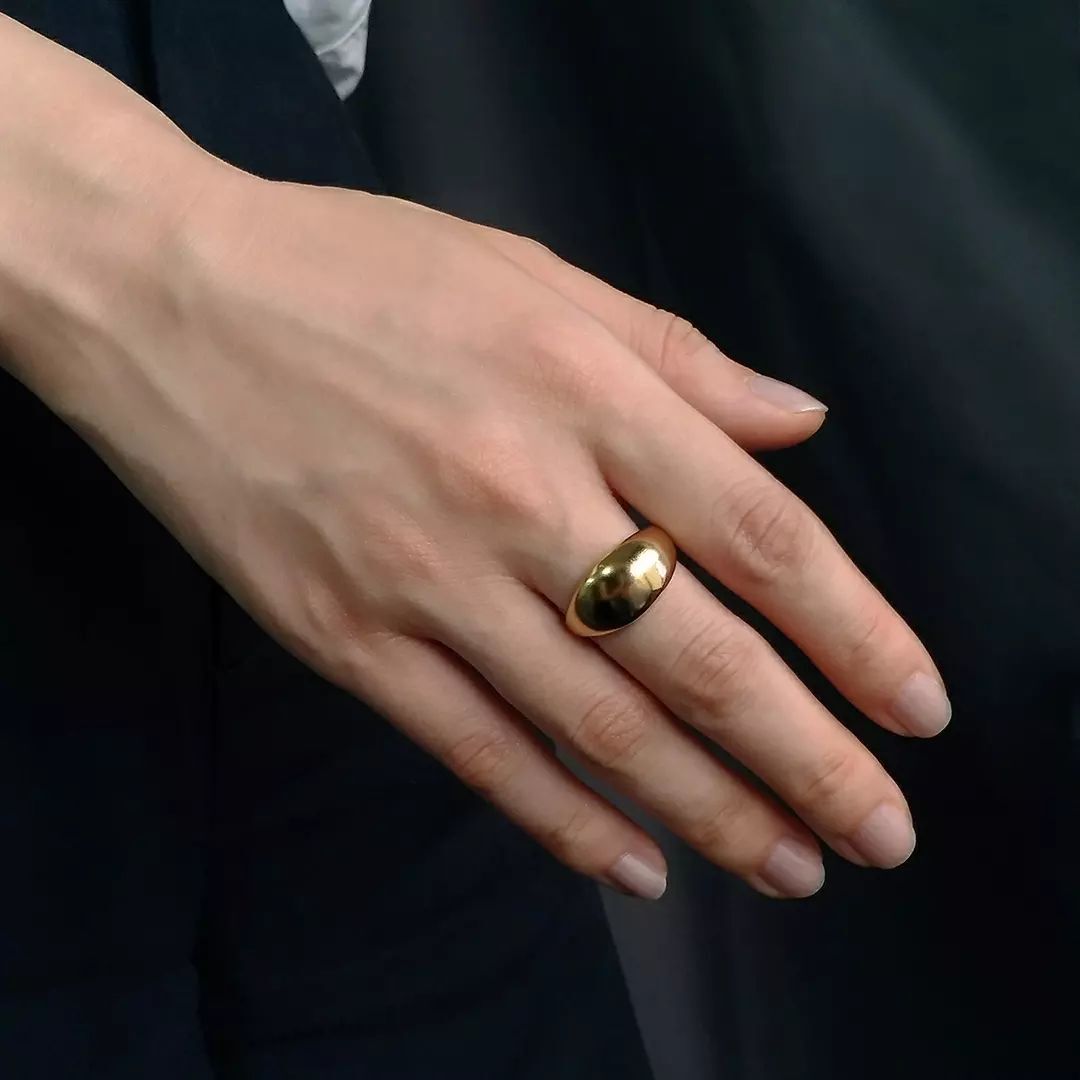  「silver925 ボリューム カーブリング (ニッケルフリー)」|リング|GLD