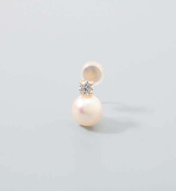 Phoebe「【K10】ジュエルパールイヤリング/淡水パール/BOX付き」|イヤリング|
