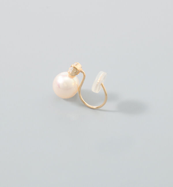 Phoebe「【K10】ジュエルパールイヤリング/淡水パール/BOX付き」|イヤリング|