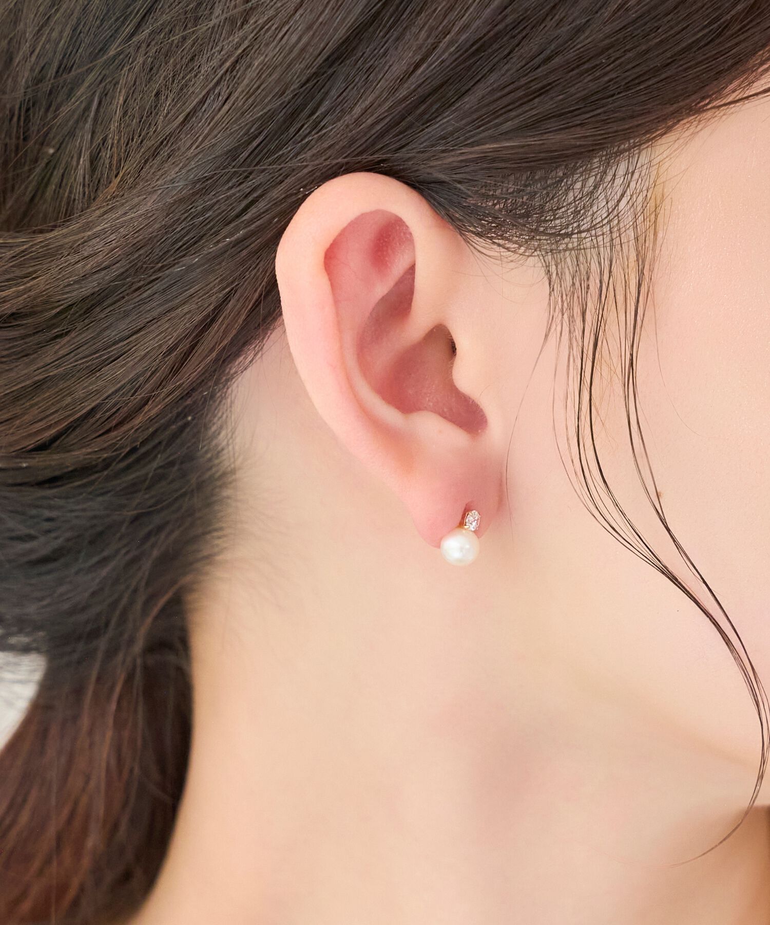 Phoebe「【K10】ジュエルパールイヤリング/淡水パール/BOX付き」|イヤリング|