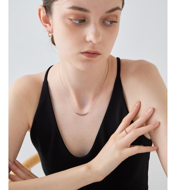 ONLINE Limited] クレセントムーン ネックレス（ete）｜ルミネの