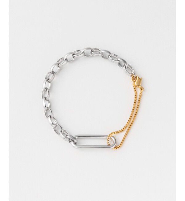 Jouete「チェーン ブレスレット コンビカラー」|ブレスレット・バングル|ゴールド系その他