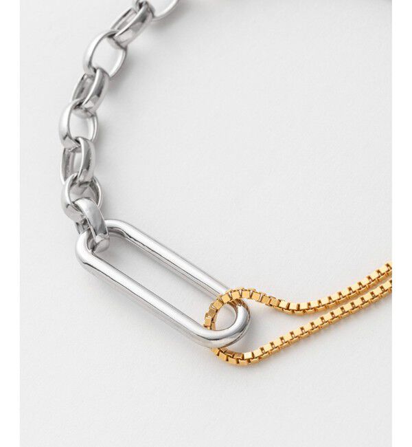 Jouete「チェーン ブレスレット コンビカラー」|ブレスレット・バングル|