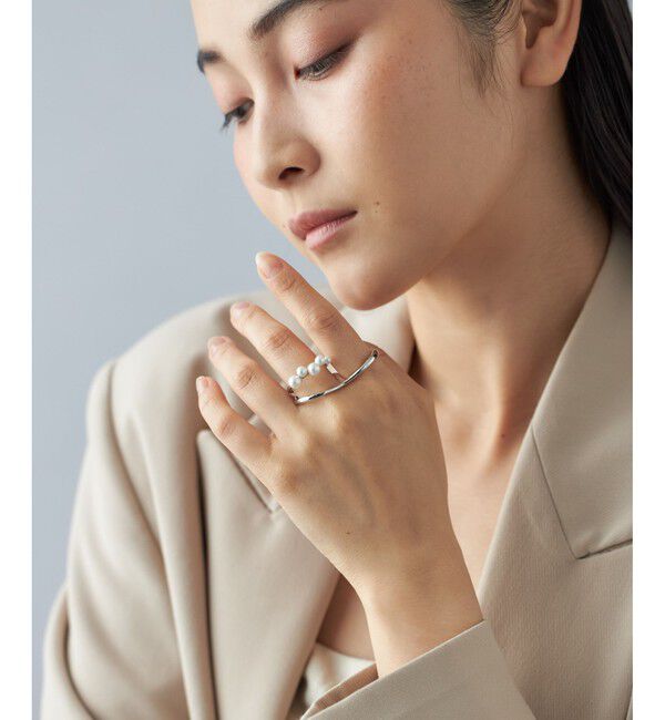 Jouete「[トゥーリング] レイヤード パール」|リング|