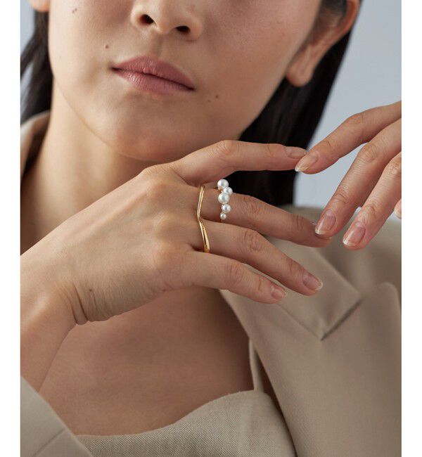 Jouete「[トゥーリング] レイヤード パール」|リング|