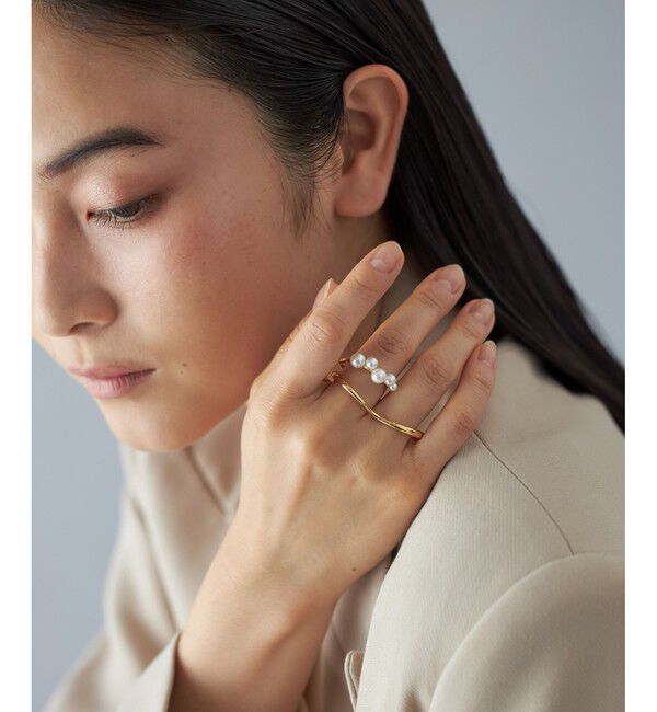 Jouete「[トゥーリング] レイヤード パール」|リング|