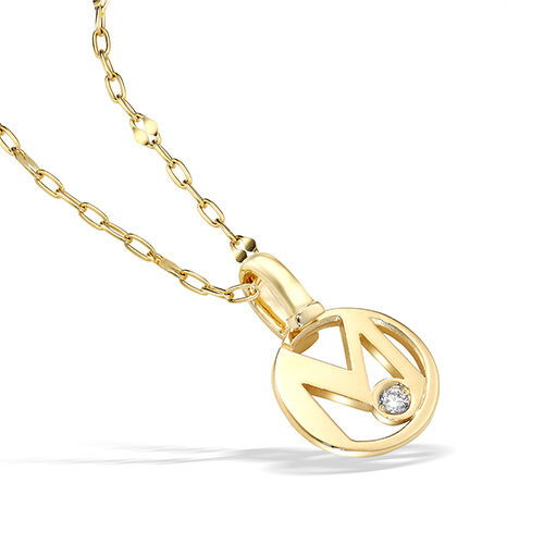 STAR JEWELRY「INITIAL STAR CHARM (M)」|ネックレス|