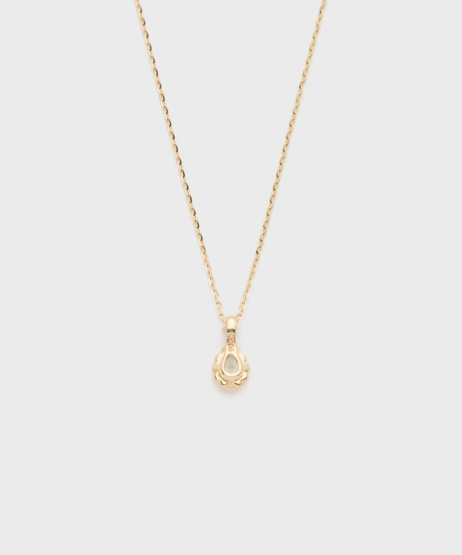 NOJESS「K10アクアマリンネックレス」|ネックレス|