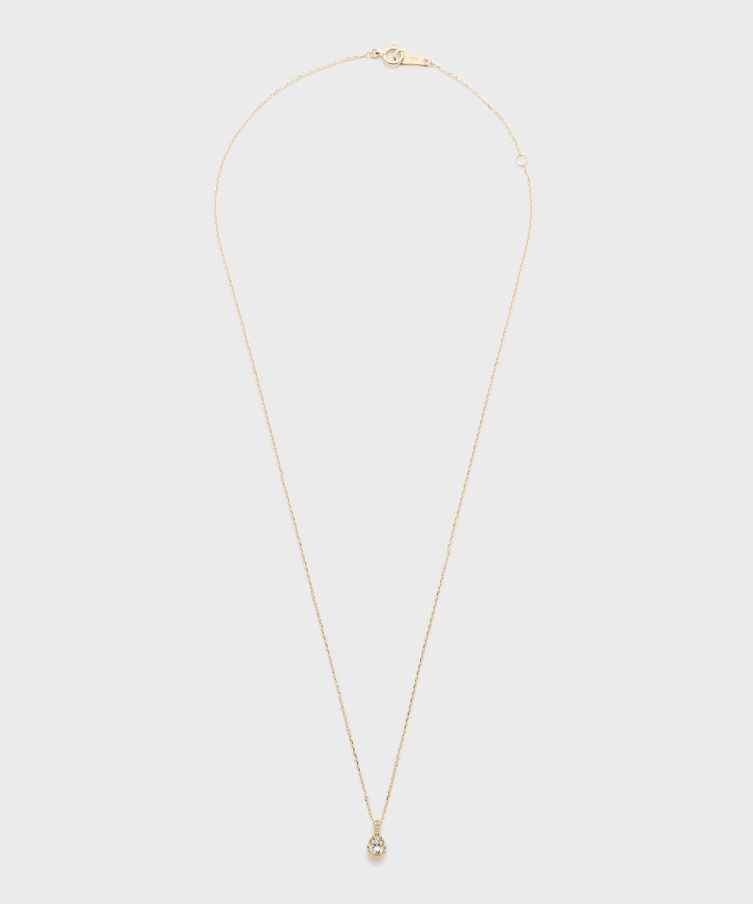 NOJESS「K10アクアマリンネックレス」|ネックレス|